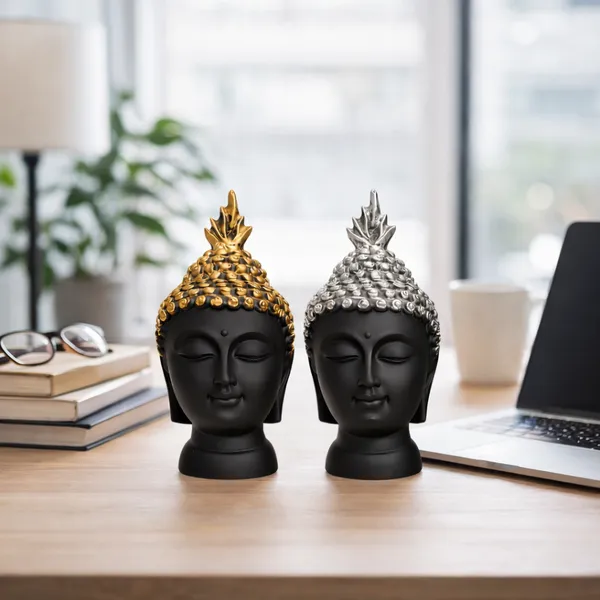 Lord_Buddha_Face_Idol_Combo_Set_|_Gold_&_Silver_Decorative_Showpiece_for_Home_&_Office
