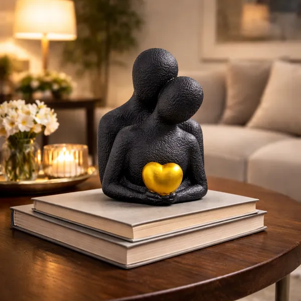 Romantic_Couple_Showpiece_with_Golden_Heart_|_Modern_Love_Statue_for_Home_Decor,_Gift_Item,_Living_Room_Decoration