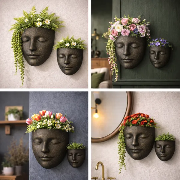 Black_And_Golden_Serenity_Face_Wall_Planter_Set_|_Modern_Resin_Face_Wall_Hanging_Flower_Pots_without_flowers_