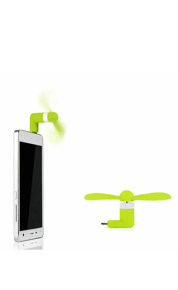 Green_V8_Fan_For_Mobile_Phones