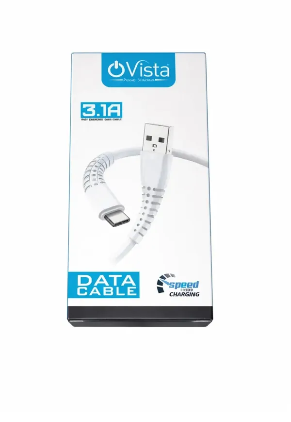 White_3.1A_V8_Cable_For_Mobile_Phones