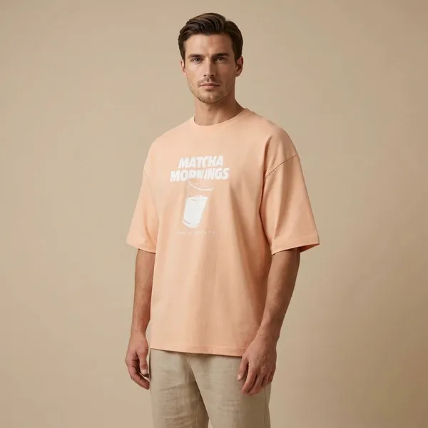 Peach_Cotton_Premium_T_Shirt