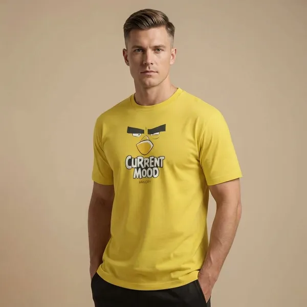Mustard_Yellow_Cotton_Premium_T_Shirt