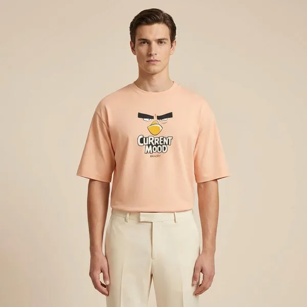 Peach_Cotton_Premium_T_Shirt