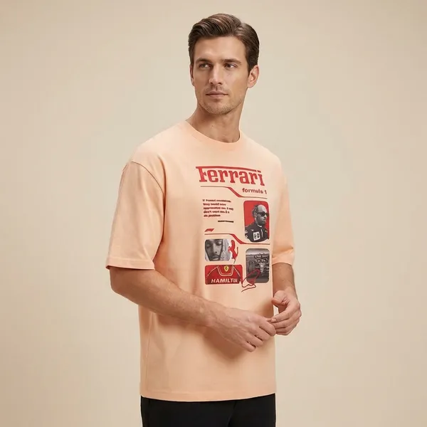 Peach_Cotton_Premium_T_Shirt