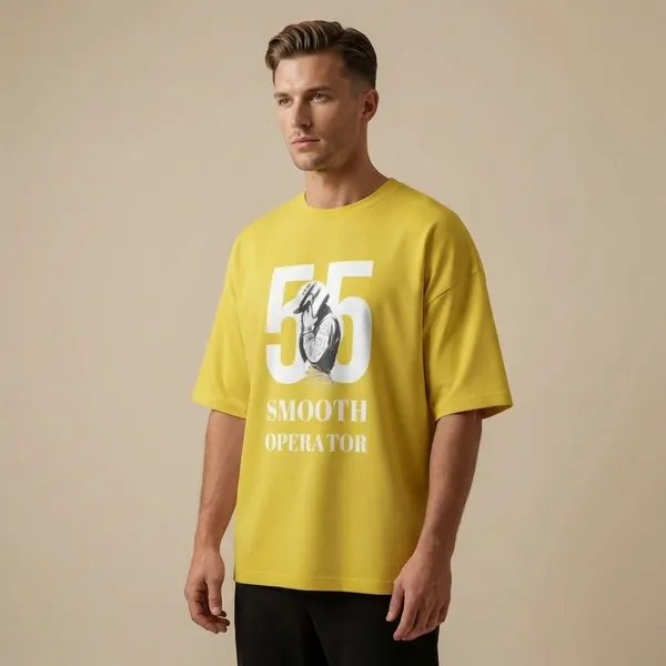 Mustard_Yellow_Cotton_Premium_T_Shirt