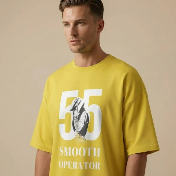 Mustard_Yellow_Cotton_Premium_T_Shirt
