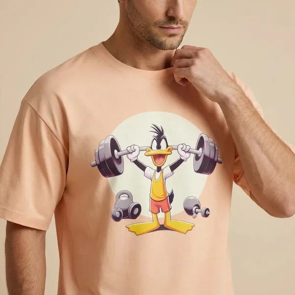 Peach_Cotton_Premium_T_Shirt