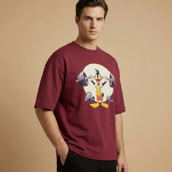 Maroon_Cotton_Premium_T_Shirt