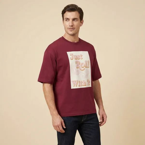 Maroon_Cotton_Premium_T_Shirt