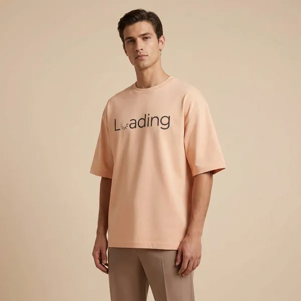 Peach_Cotton_Premium_T_Shirt