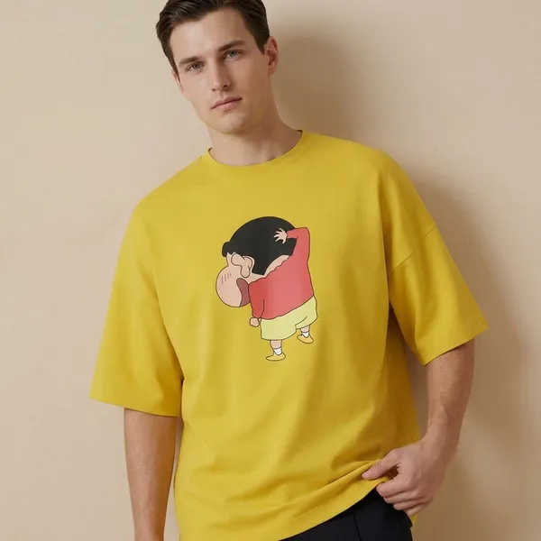 Mustard_Yellow_Cotton_Premium_T_Shirt