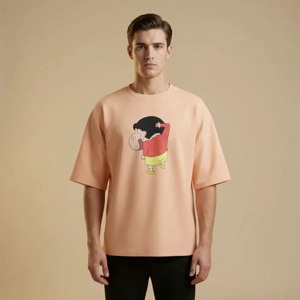 Peach_Cotton_Premium_T_Shirt