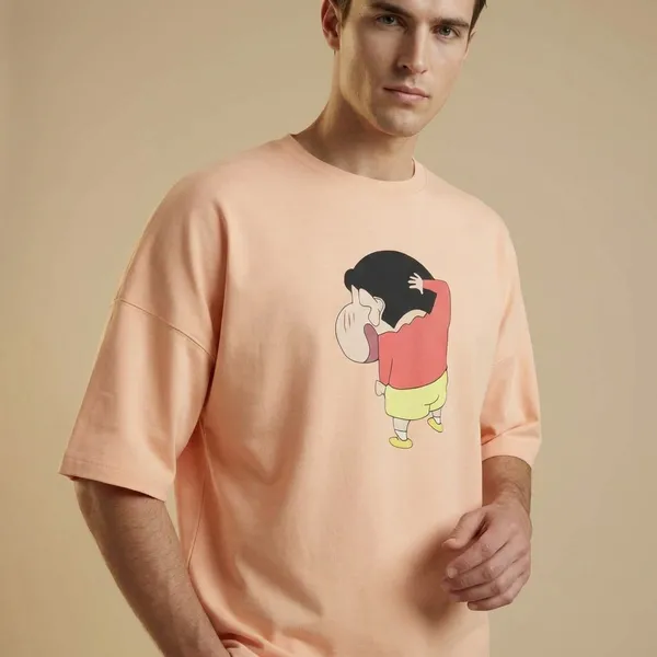 Peach_Cotton_Premium_T_Shirt