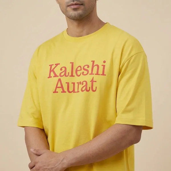 Mustard_Yellow_Cotton_Premium_T_Shirt