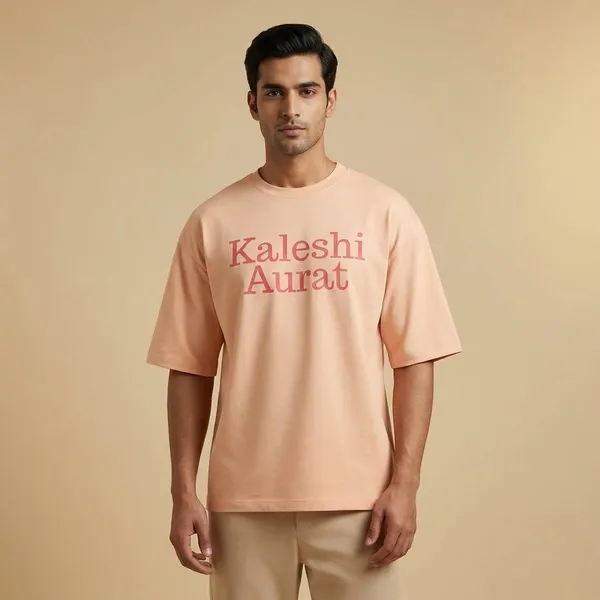 Peach_Cotton_Premium_T_Shirt