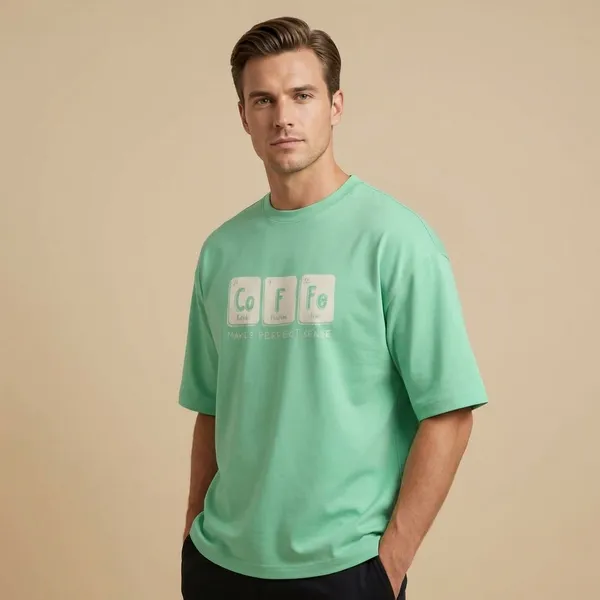 Pista_Green_Cotton_Premium_T_Shirt
