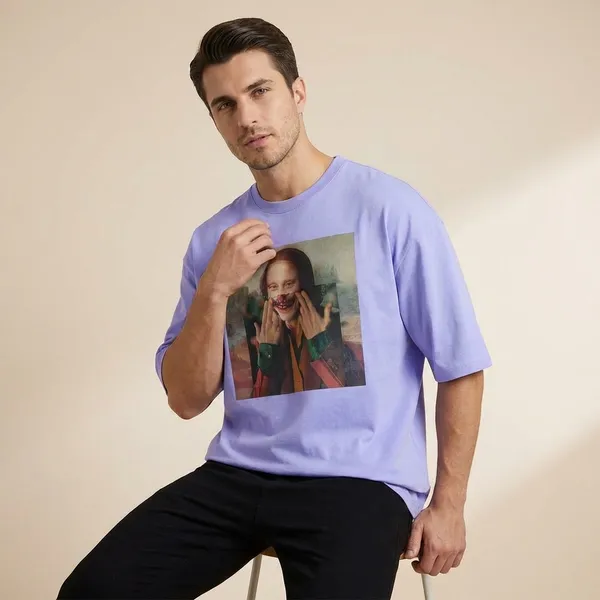 Lavender_Cotton_Premium_T_Shirt