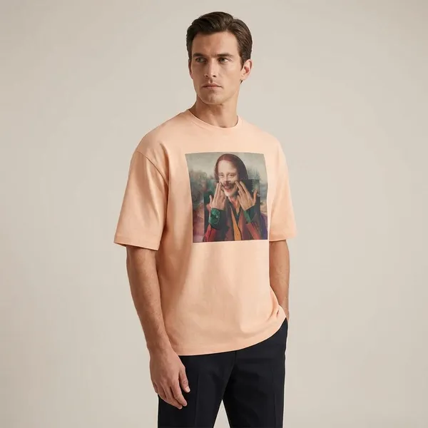 Peach_Cotton_Premium_T_Shirt