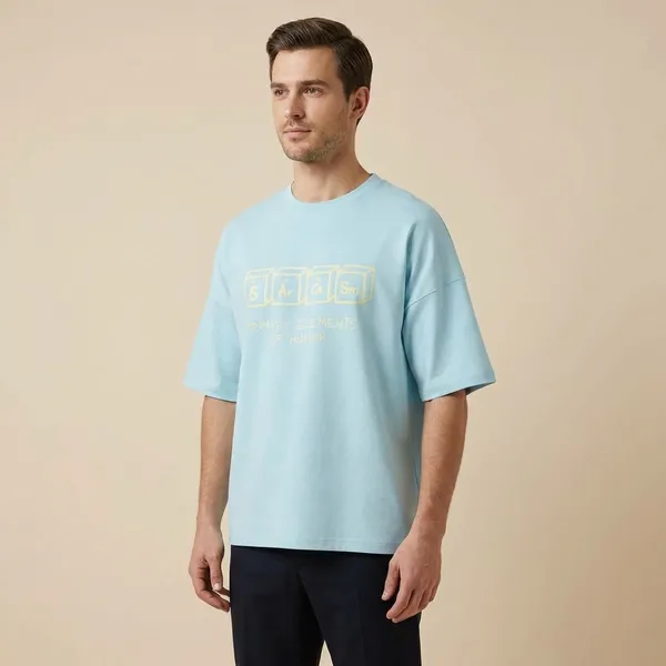 Powder_Blue_Cotton_Premiumt_Shirt