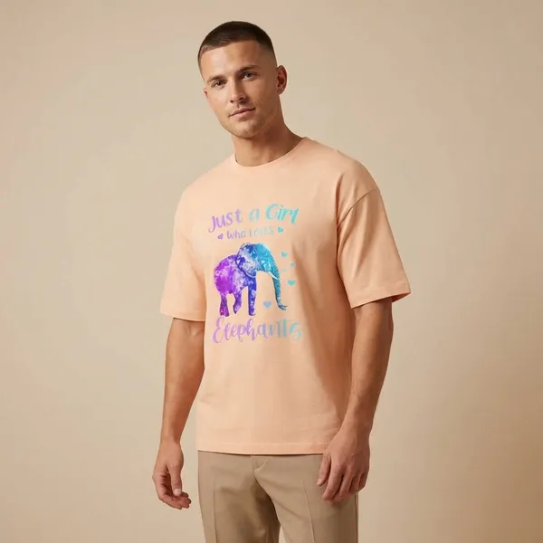 Peach_Cotton_Premium_T_Shirt
