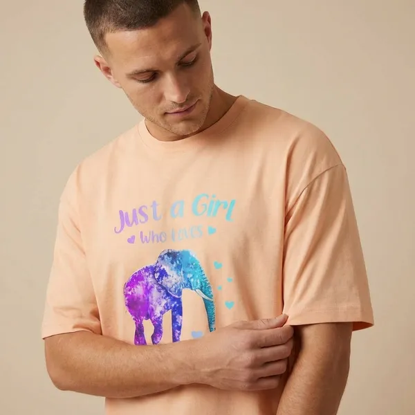 Peach_Cotton_Premium_T_Shirt