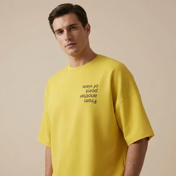 Mustard_Yellow_Cotton_Premium_T_Shirt