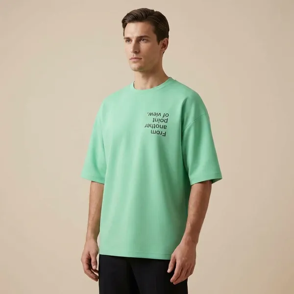 Pista_Green_Cotton_Premium_T_Shirt