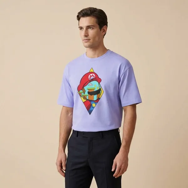 Lavender_Cotton_Premium_T_Shirt