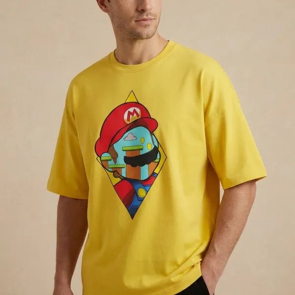 Mustard_Yellow_Cotton_Premium_T_Shirt