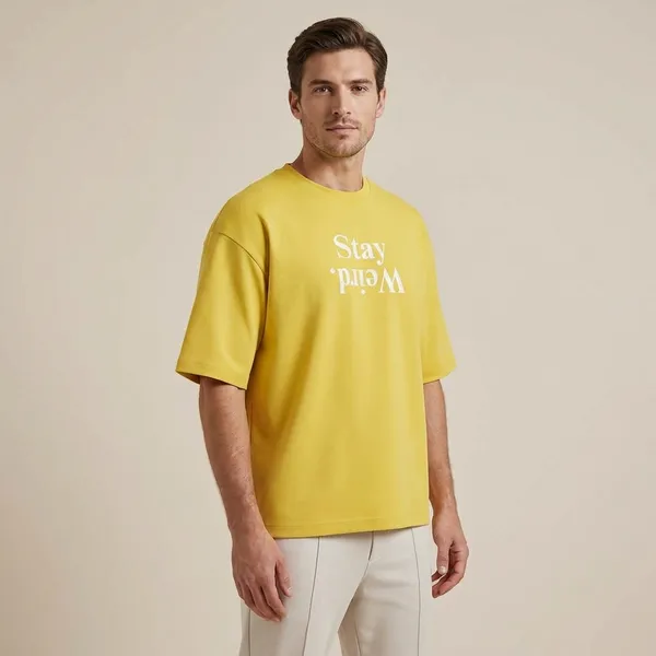 Mustard_Yellow_Cotton_Premium_T_Shirt
