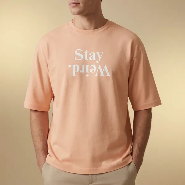 Peach_Cotton_Premium_T_Shirt