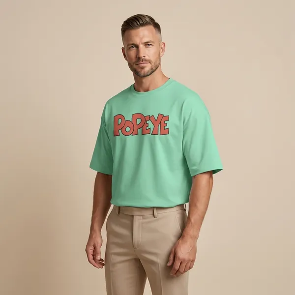 Pista_Green_Cotton_Premium_T_Shirt