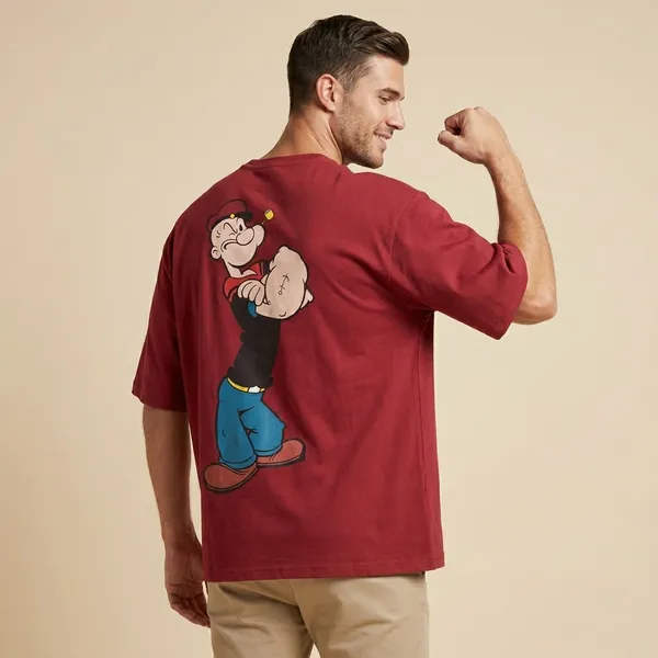 Maroon_Cotton_Premium_T_Shirt