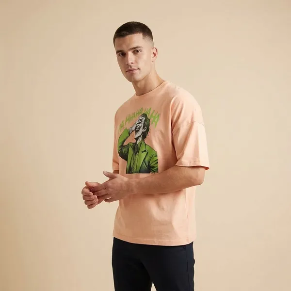 Peach_Cotton_Premium_T_Shirt