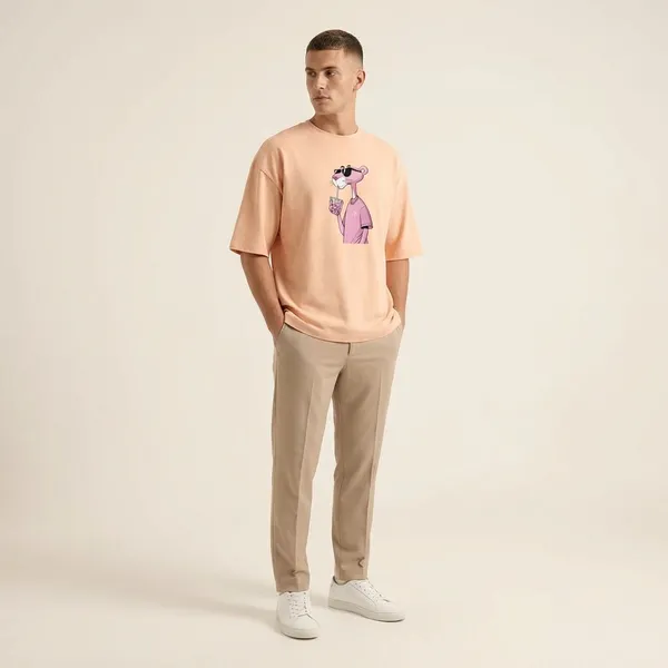 Peach_Cotton_Premium_T_Shirt