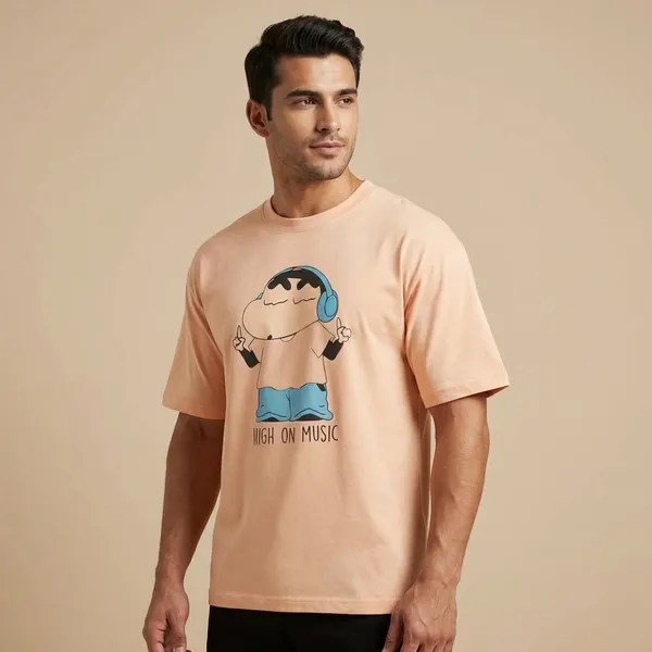 Peach_Cotton_Premium_T_Shirt