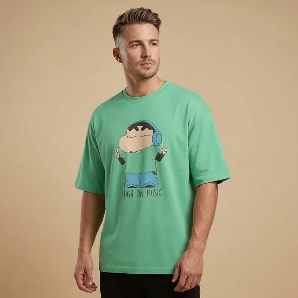 Pista_Green_Cotton_Premium_T_Shirt