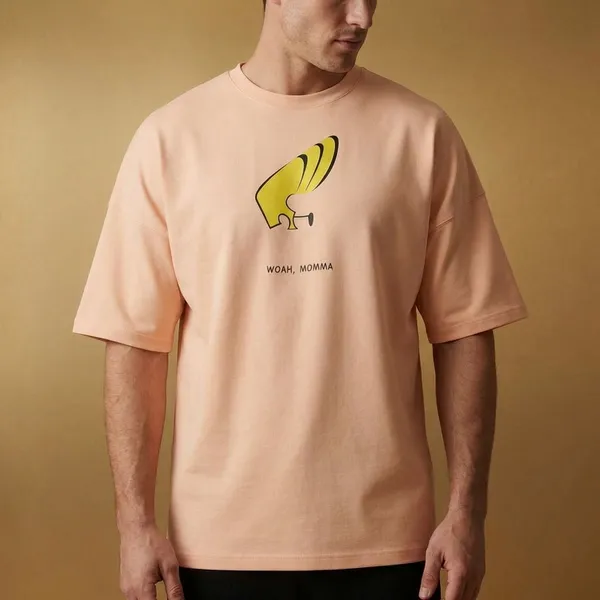 Peach_Cotton_Premium_T_Shirt