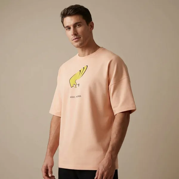 Peach_Cotton_Premium_T_Shirt