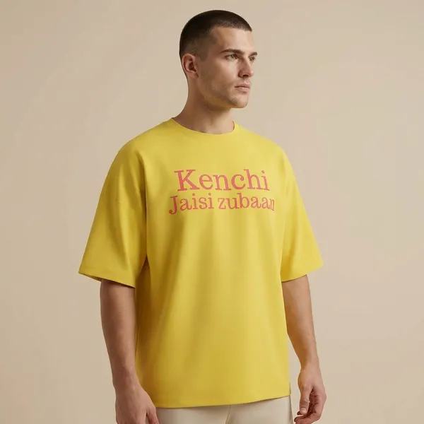 Mustard_Yellow_Cotton_Premium_T_Shirt