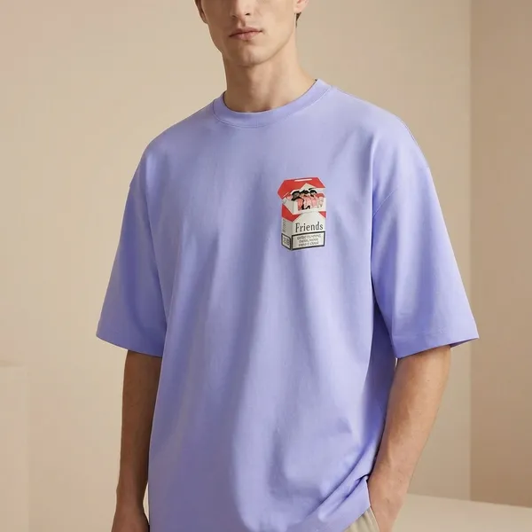 Lavender_Cotton_Premium_T_Shirt