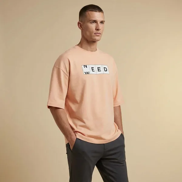 Peach_Cotton_Premium_T_Shirt