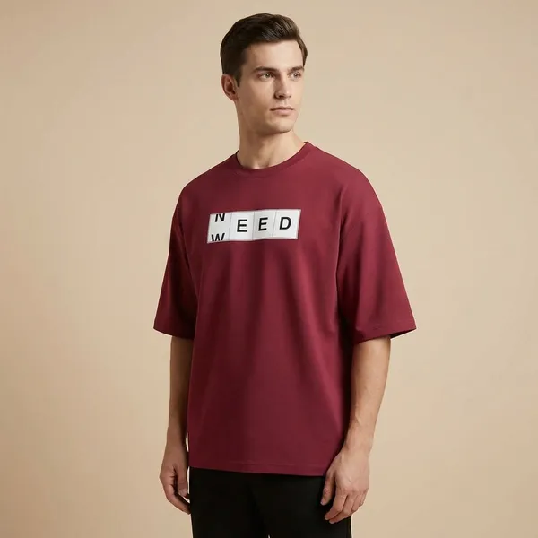 Maroon_Cotton_Premium_T_Shirt