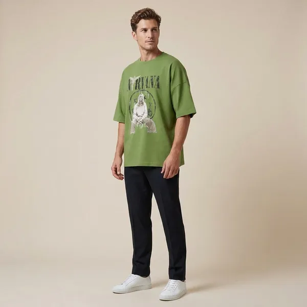 Armygreen_Cotton_Premium_T_Shirt