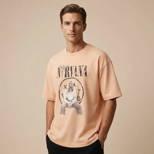 Peach_Cotton_Premium_T_Shirt