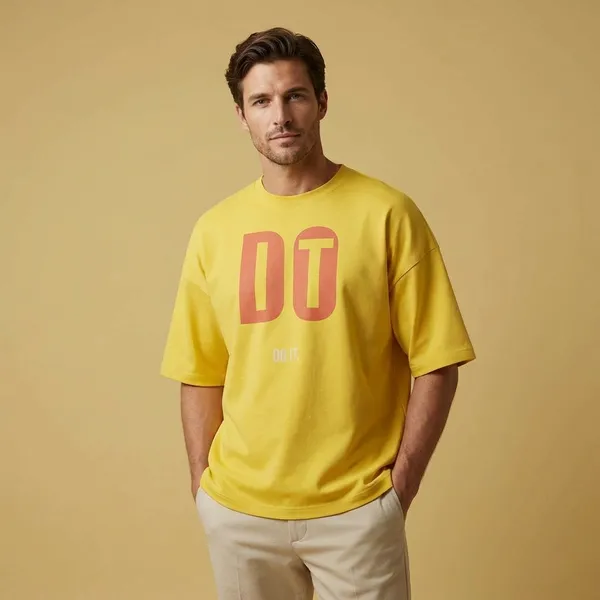 Mustard_Yellow_Cotton_Premium_T_Shirt