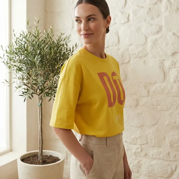 Mustard_Yellow_Cotton_Premium_T_Shirt