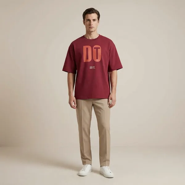 Maroon_Cotton_Premium_T_Shirt