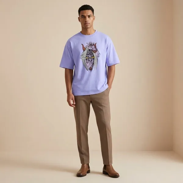Lavender_Cotton_Premium_T_Shirt